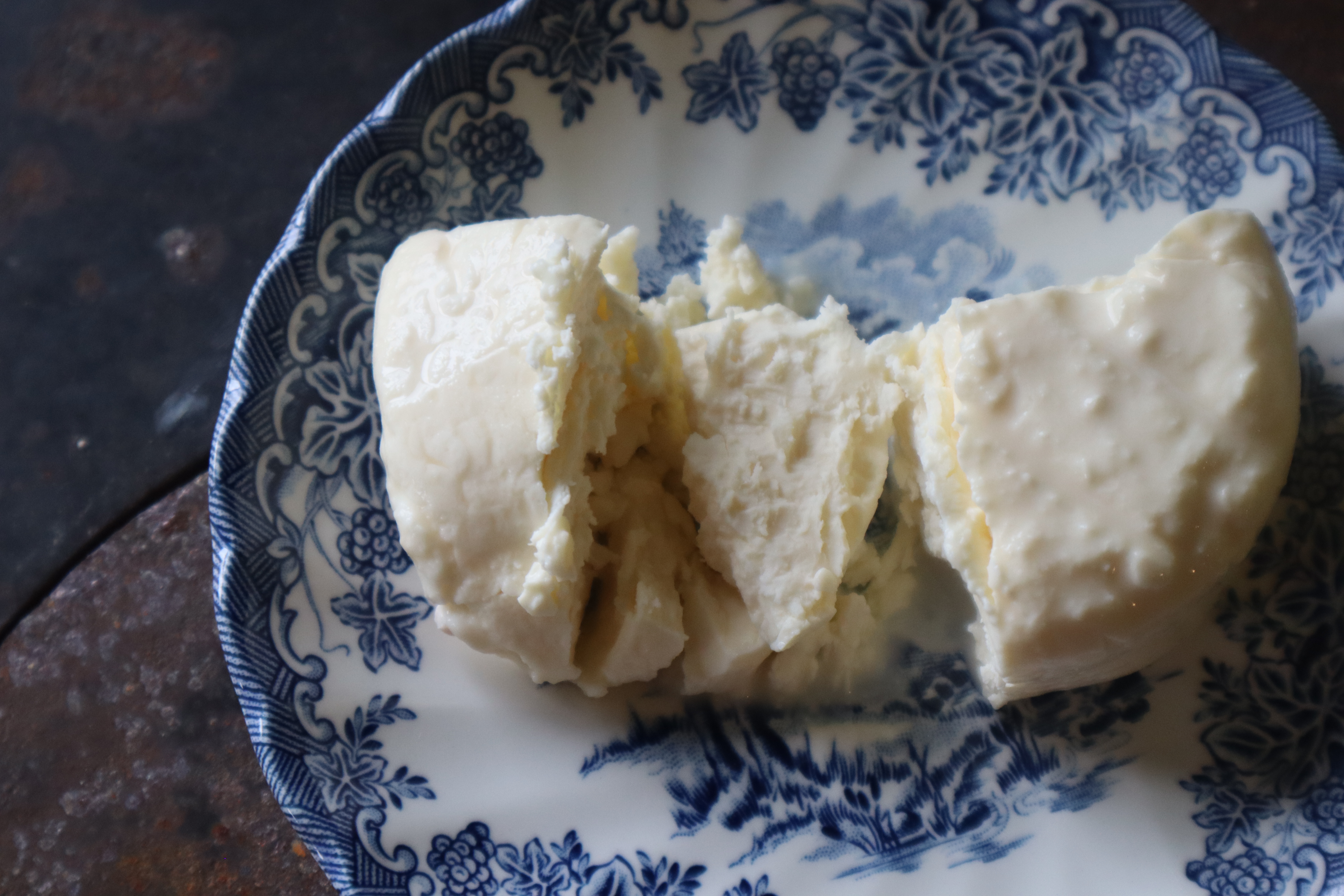 feta cheese on a plate